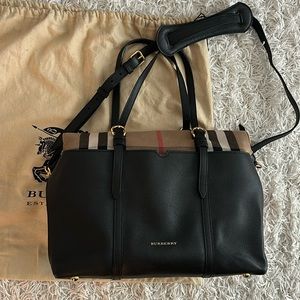 Burberry Diaper or Work Bag